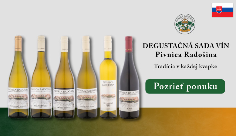 Degustačná sada vín - Pivnica Radošina